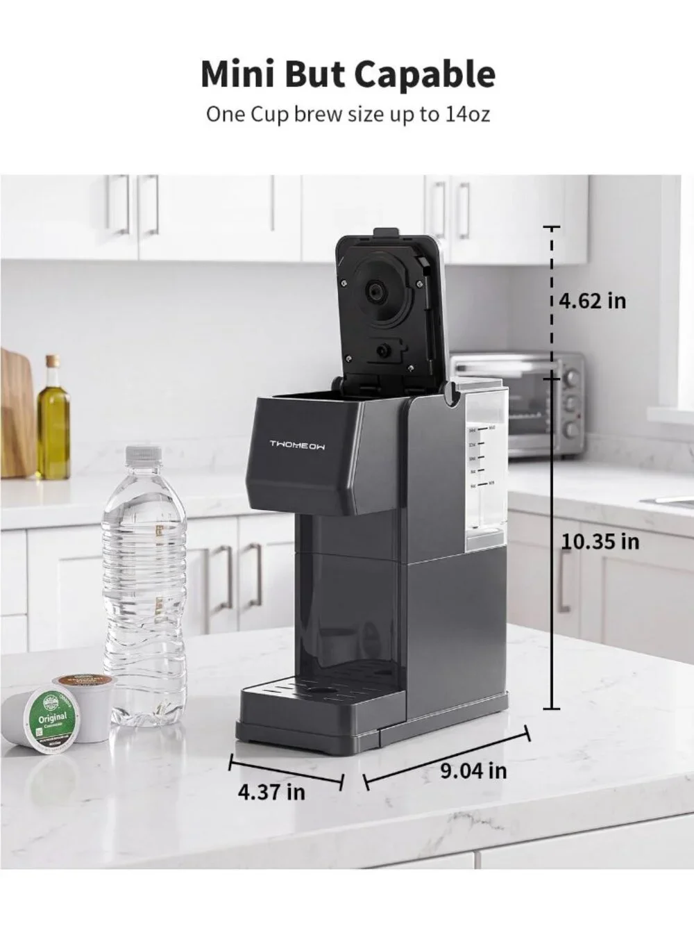 Versatile Single Serve Coffee Maker for Hot & Iced Brews - K-Cup Pods & Grounds